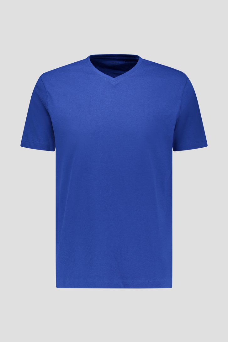 Photo produit 1 de  T-shirt bleu à col en V de Liberty Island pour Hommes