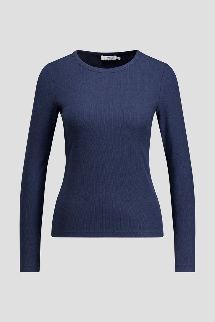 Photo produit 1 de T-shirt bleu foncé à manches longues de Liberty Island pour Femmes