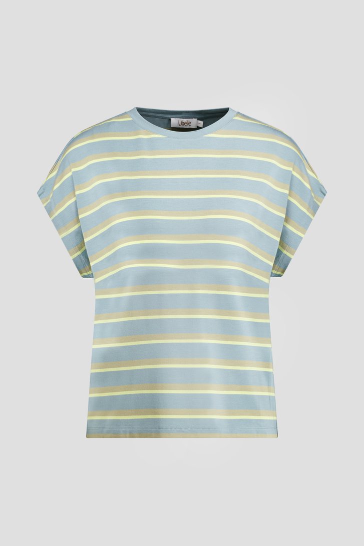 Photo produit 1 de T-shirt doux à rayures de Libelle pour Femmes