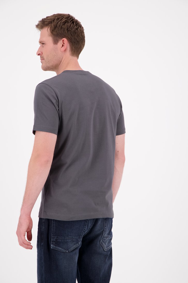 T-shirt gris de Ravøtt pour Hommes