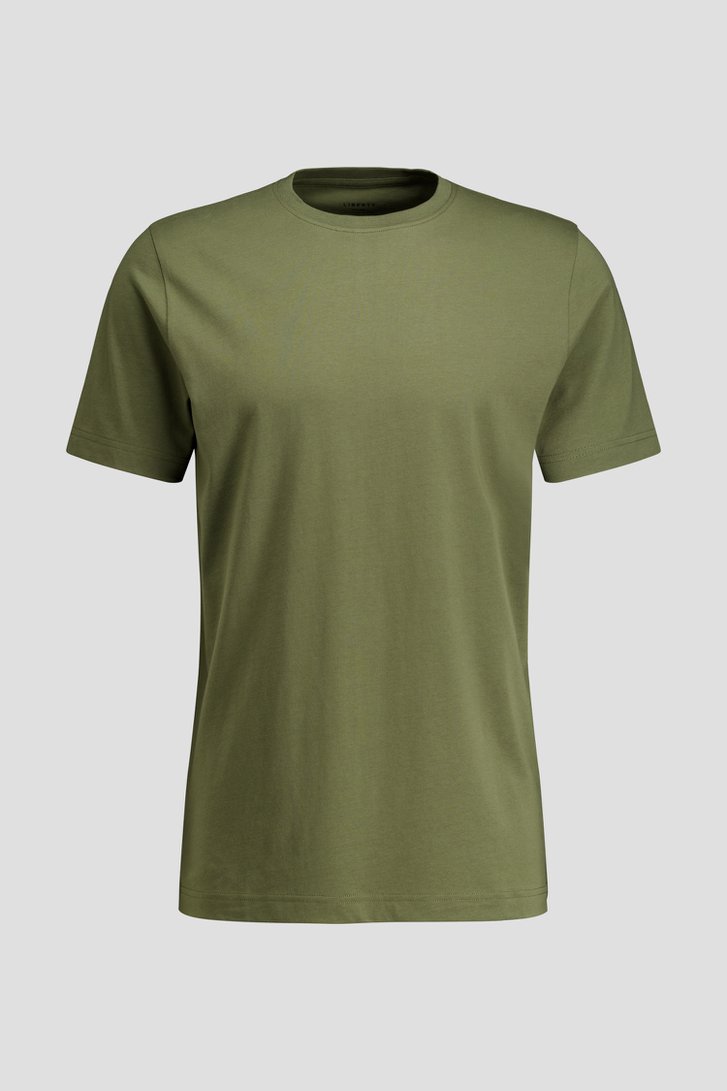 Photo produit 1 de T-shirt kaki à col rond de Liberty Island pour Hommes