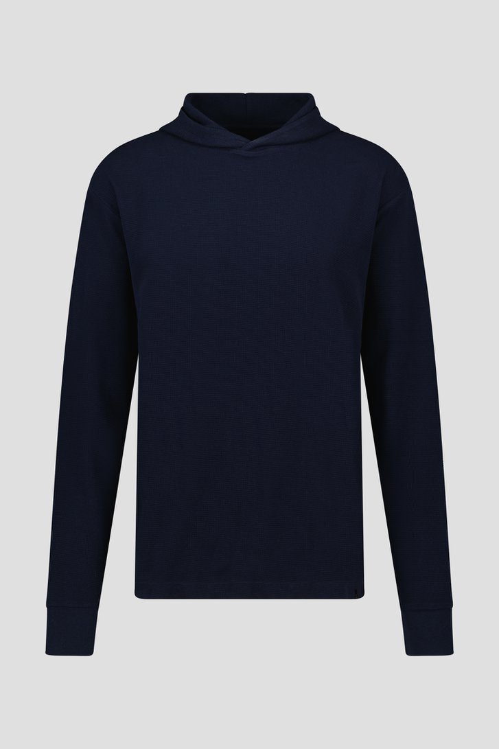T-shirt marine avec capuche - Collection Metejoor de Ravøtt pour Hommes