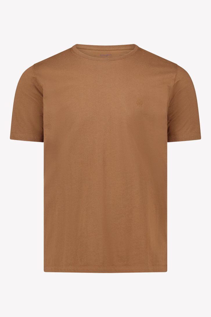 T-shirt marron clair  de Ravøtt pour Hommes