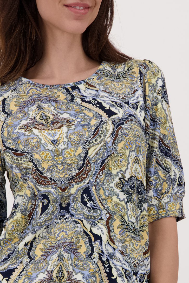 T-shirt met paisley print van Claude Arielle voor Dames