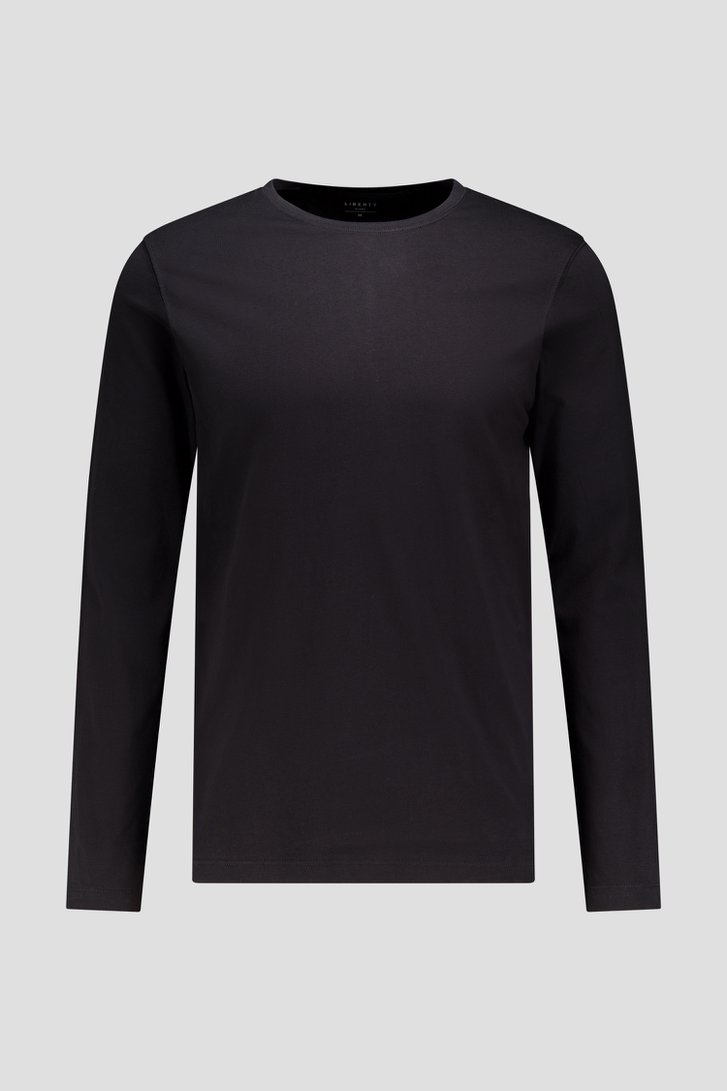 Photo produit 1 de T-shirt noir à manches longues de Liberty Island pour Hommes