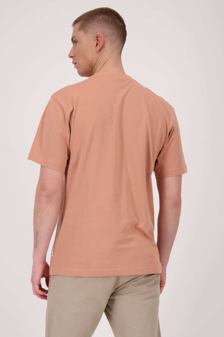T-shirt orange clair à col rond	 de ONLY & SONS pour Hommes