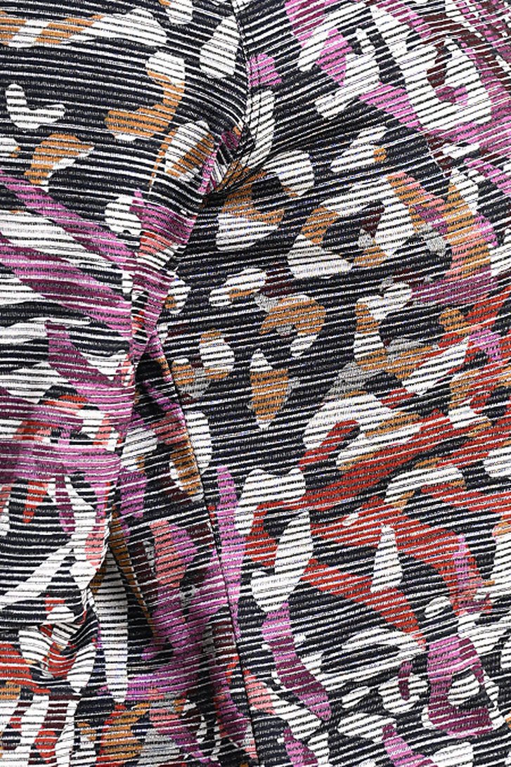 T-shirt rayé à imprimé coloré de Bicalla pour Femmes