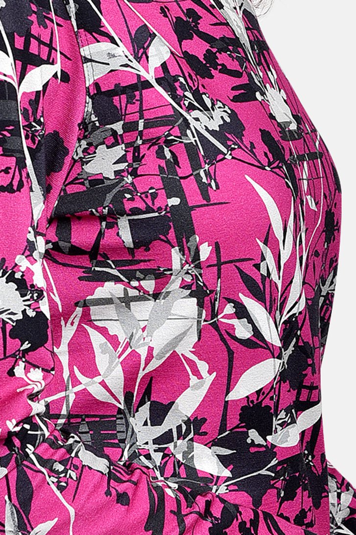 T-shirt rose à imprimé floral de Bicalla pour Femmes