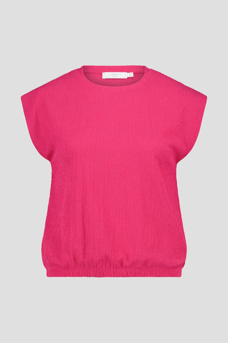 T-shirt sans manches rose de Liberty Island pour Femmes