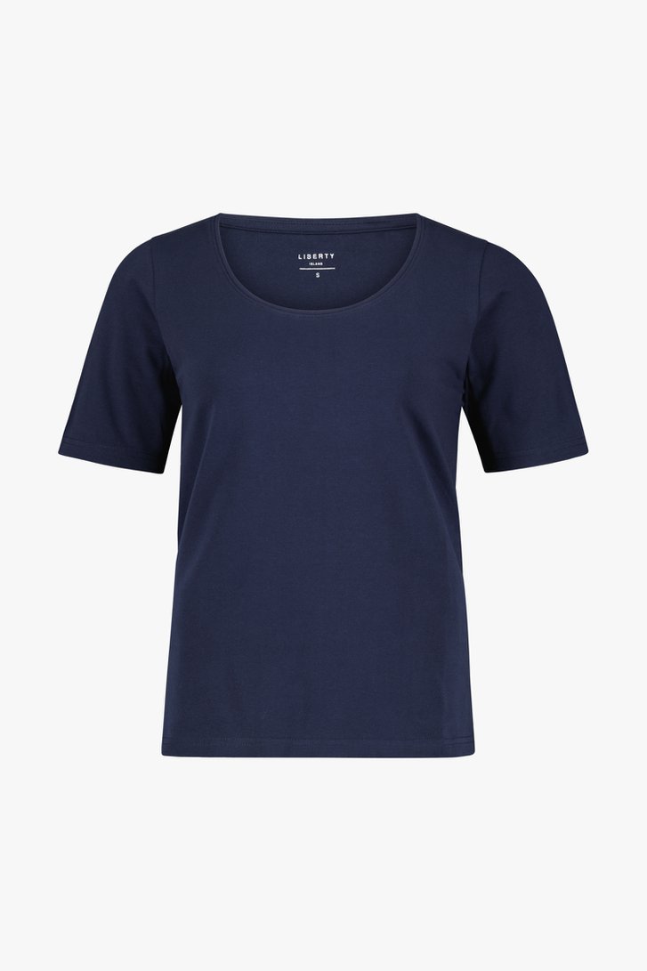 T-shirt simple bleu marine