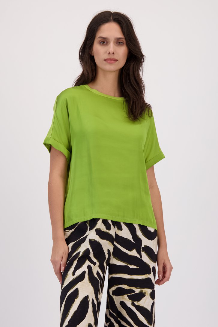 Le devant de T-shirt vert citron  de JDY pour Femmes