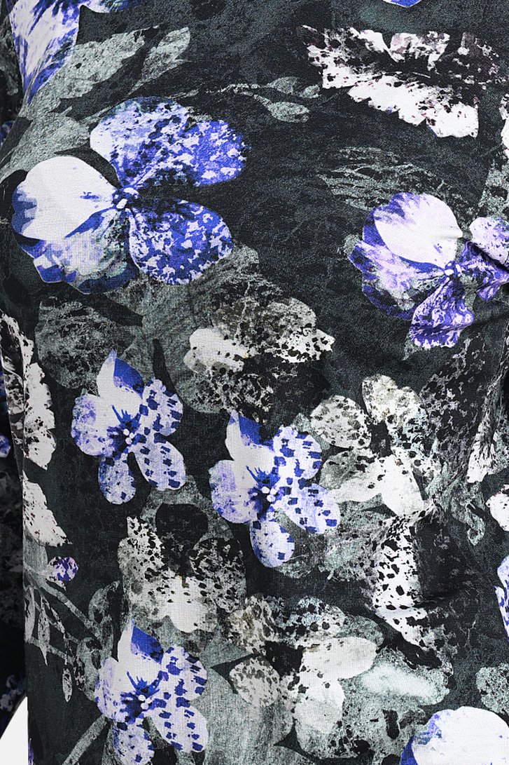 T-shirt vert foncé à imprimé floral de Bicalla pour Femmes