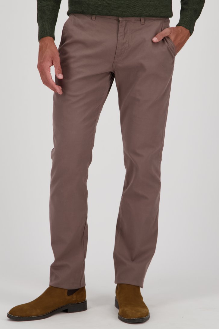 Taankleurige chino - Slim fit  van Upper East voor Heren