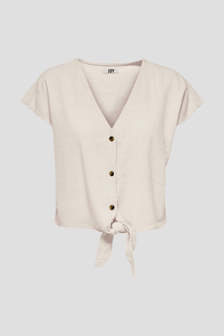 Top beige clair avec lin de JDY pour Femmes