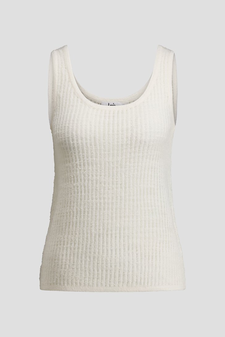 Photo produit 1 de Top blanc à rayures  de Louise pour Femmes