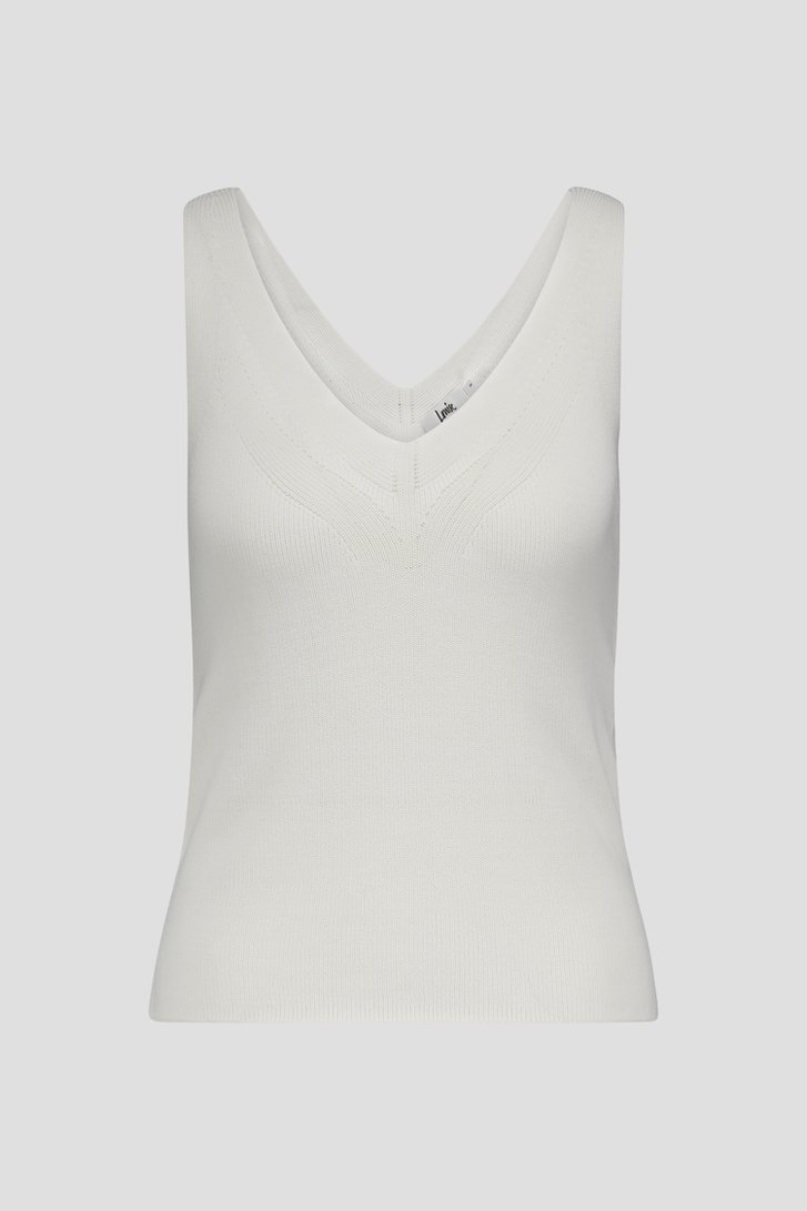 Top blanc fin de Louise pour Femmes
