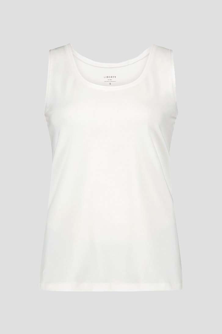 Photo produit 2 de Top blanc simple de Liberty Island pour Femmes