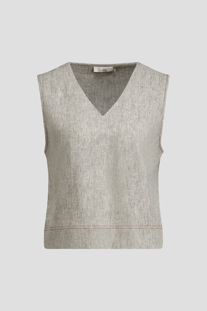 Photo produit 1 de Top en lin gris clair de Liberty Loving nature pour Femmes