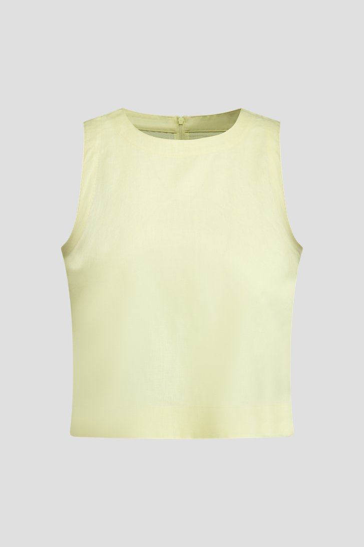 Photo produit 1 de Top en lin jaune clair de Liberty Island pour Femmes