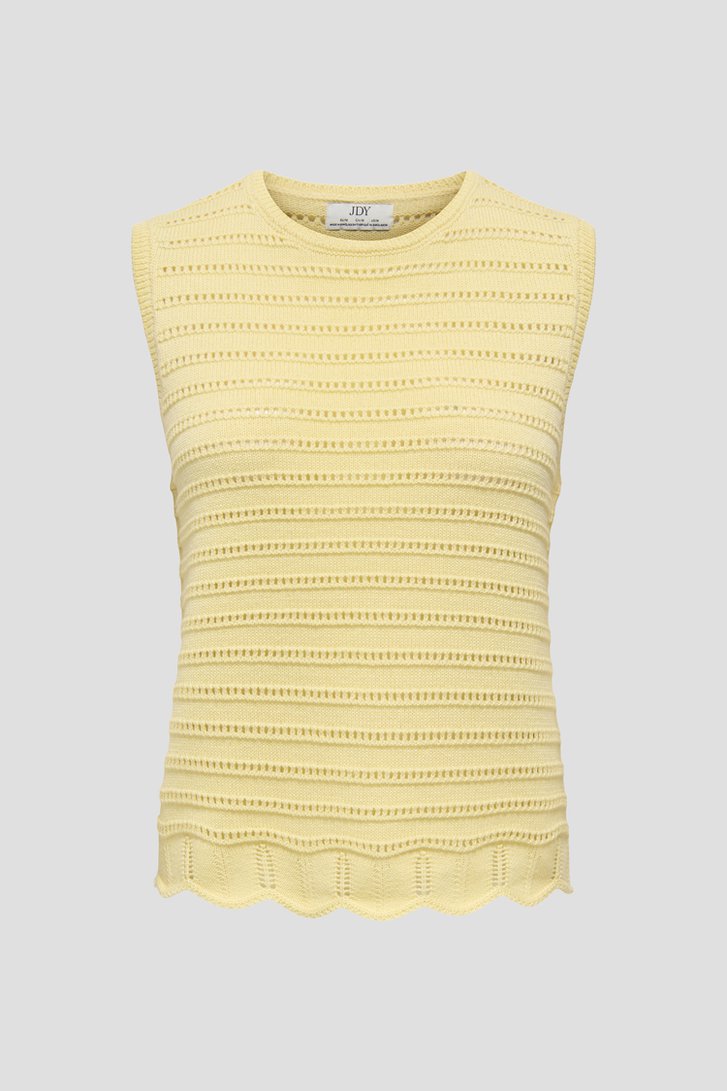 Photo produit 1 de Top jaune en maille de JDY pour Femmes