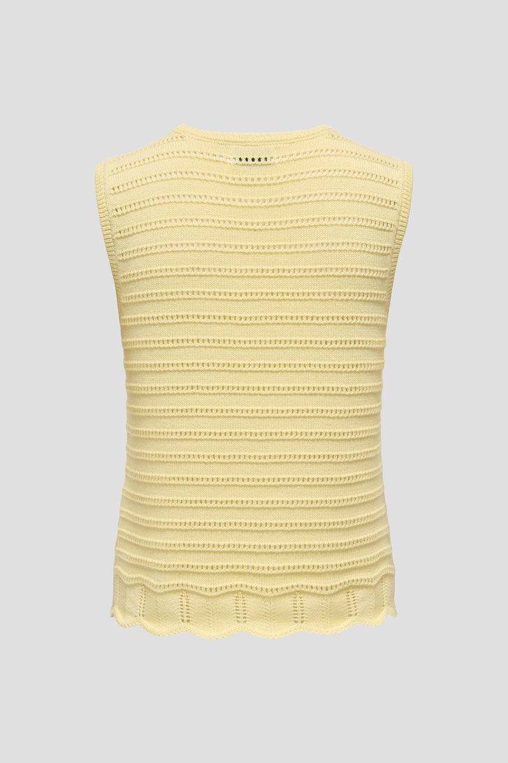 Photo produit 2 de Top jaune en maille de JDY pour Femmes