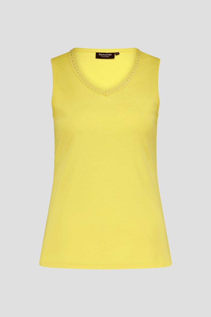 Top jaune de Signature pour Femmes