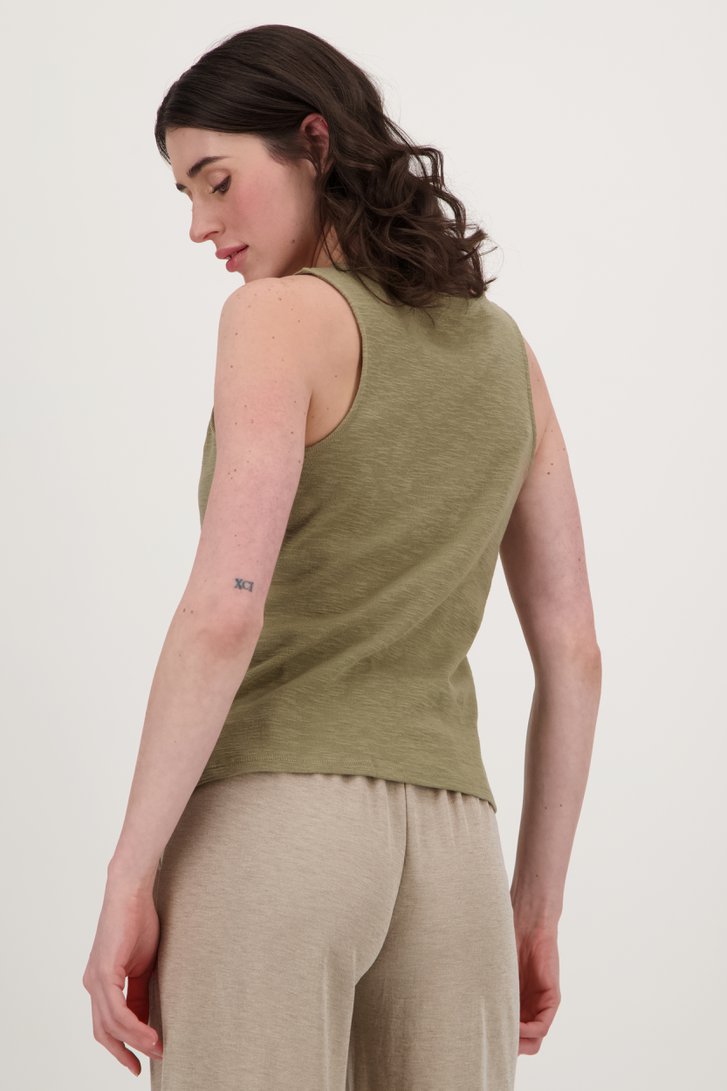 Top kaki avec détail noué de JDY pour Femmes