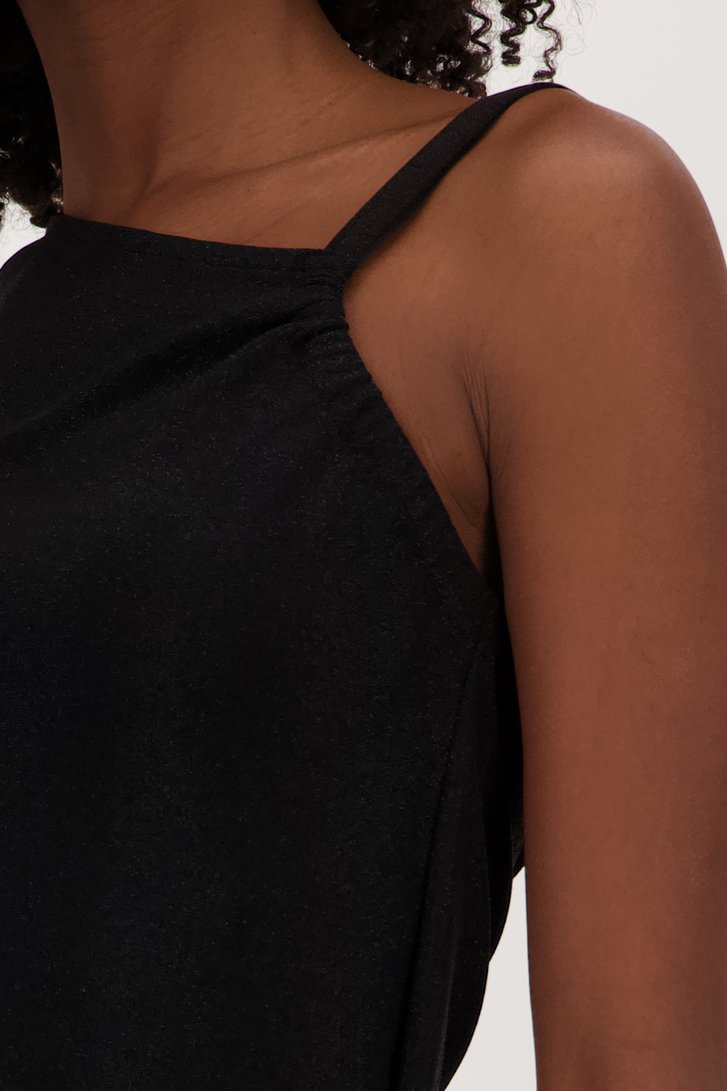 Top noir scintillant de Louise pour Femmes