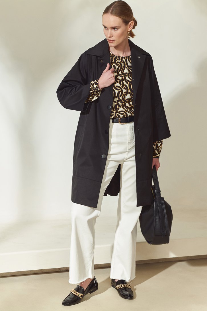 Trench-coat noir de D'Auvry pour Femmes