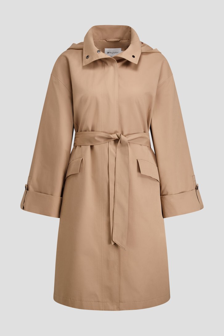Photo produit 1 de Trenchcoat beige mi-long de D'Auvry pour Femmes