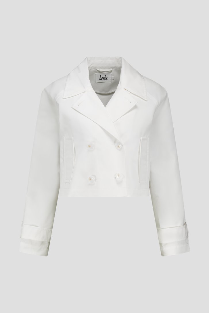 Trenchcoat courte blanche de Louise pour Femmes