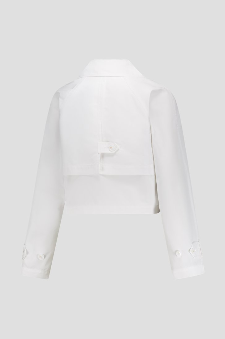 Trenchcoat courte blanche de Louise pour Femmes