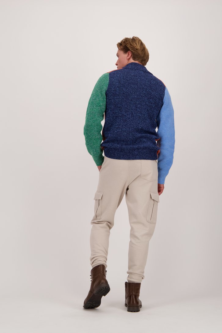 Trui met colour block - Collectie Metejoor van Ravøtt voor Heren
