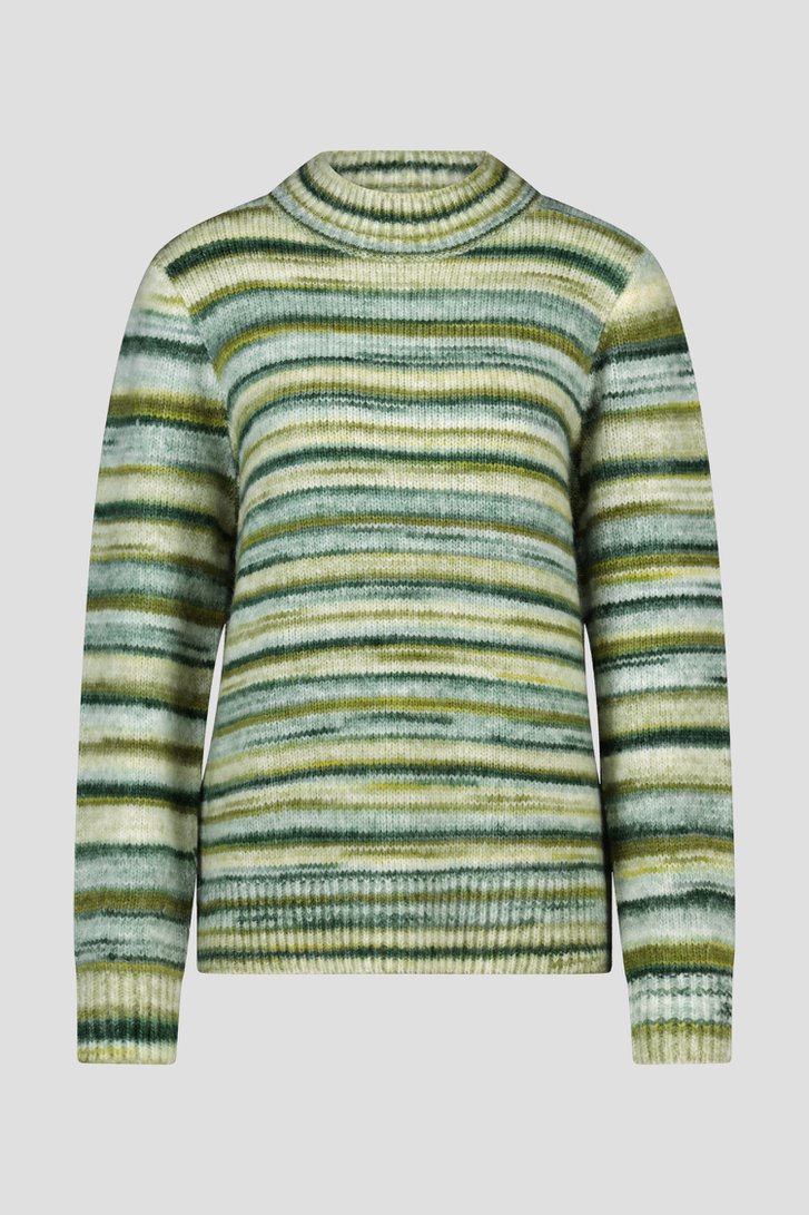 Trui met groen-blauw patroon van Libelle voor Dames