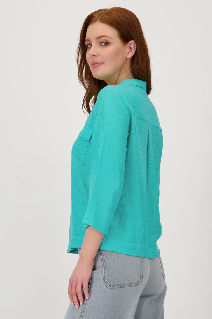 Turquoise blouse van Libelle voor Dames