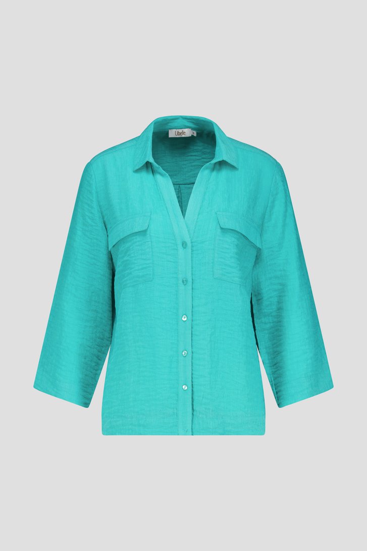 Turquoise blouse van Libelle voor Dames