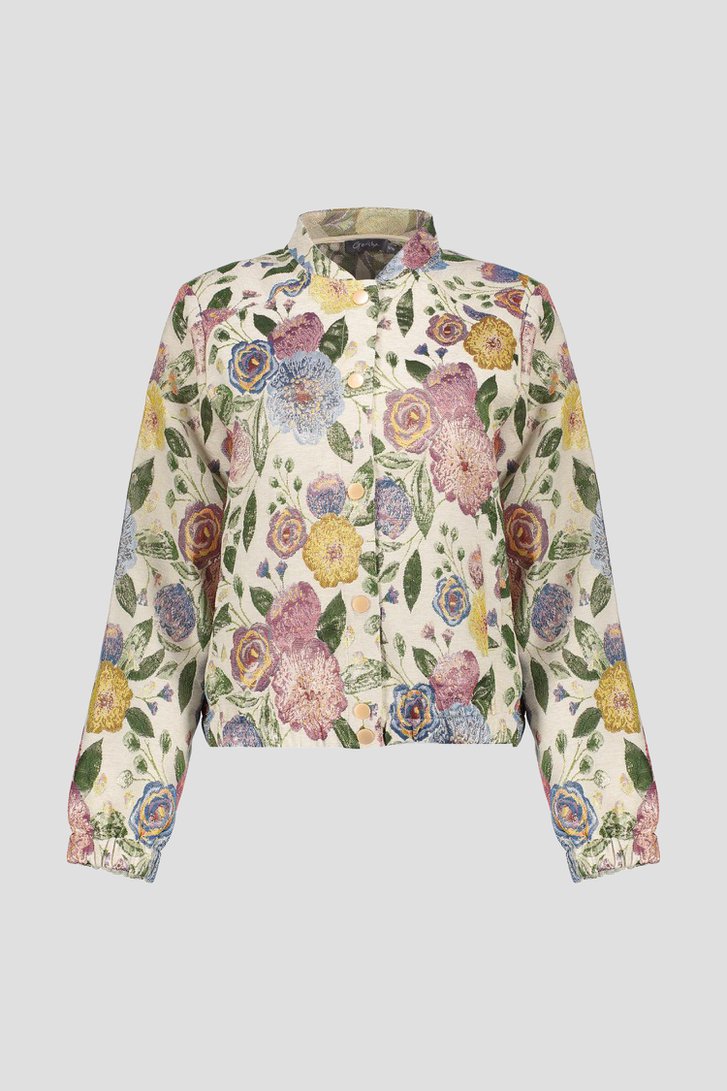 Photo produit 1 de Veste à motif floral coloré de Geisha pour Femmes