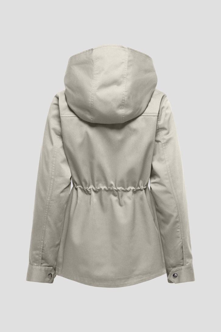 Photo produit 2 de Veste beige à capuche de JDY pour Femmes