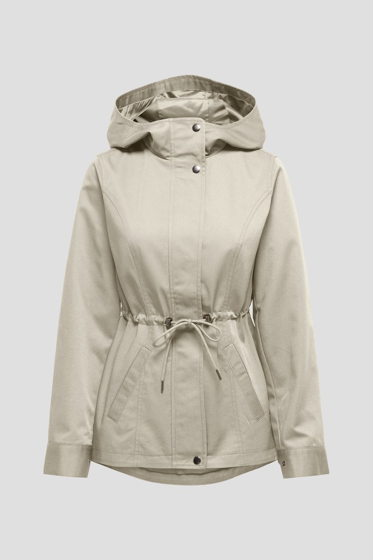 Photo produit 3 de Veste beige à capuche de JDY pour Femmes
