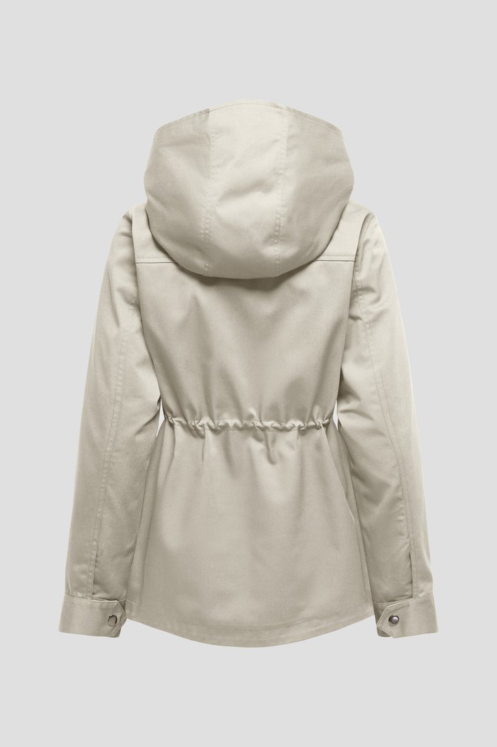 Photo produit 4 de Veste beige à capuche de JDY pour Femmes