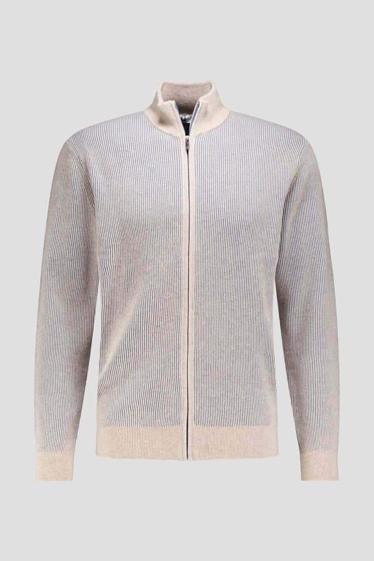 Photo produit 1 de Veste beige à rayures avec laine de Upper East pour Hommes