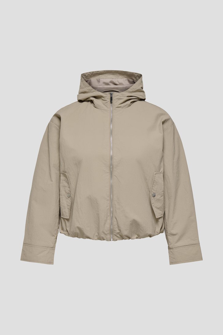 Photo produit 1 de Veste beige avec capuche de ONLY Carmakoma pour Femmes