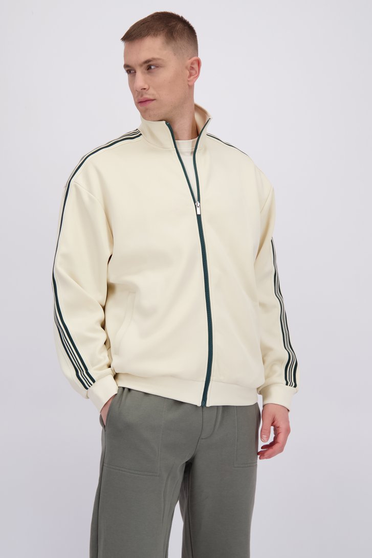 Le devant de Veste beige clair à rayures vertes de Only & Sons pour Hommes