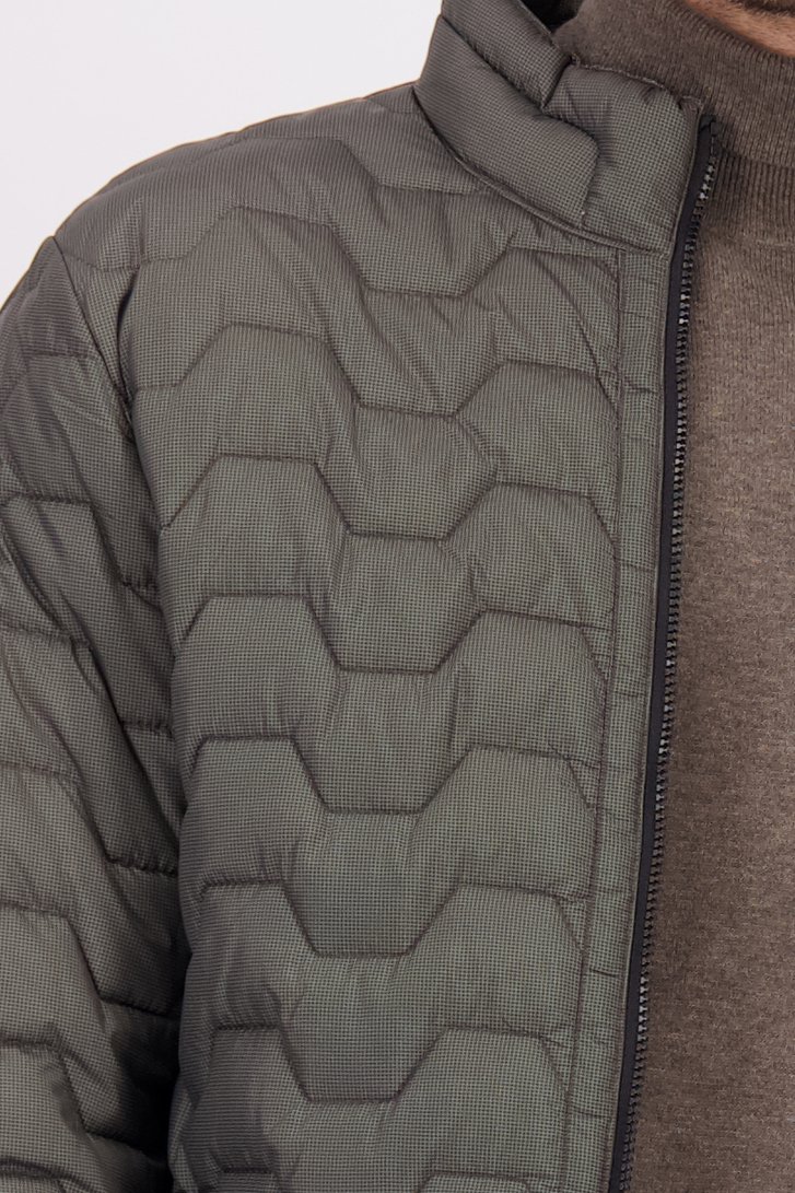 Détail de Veste beige clair légèrement matelassée de Gate One pour Hommes