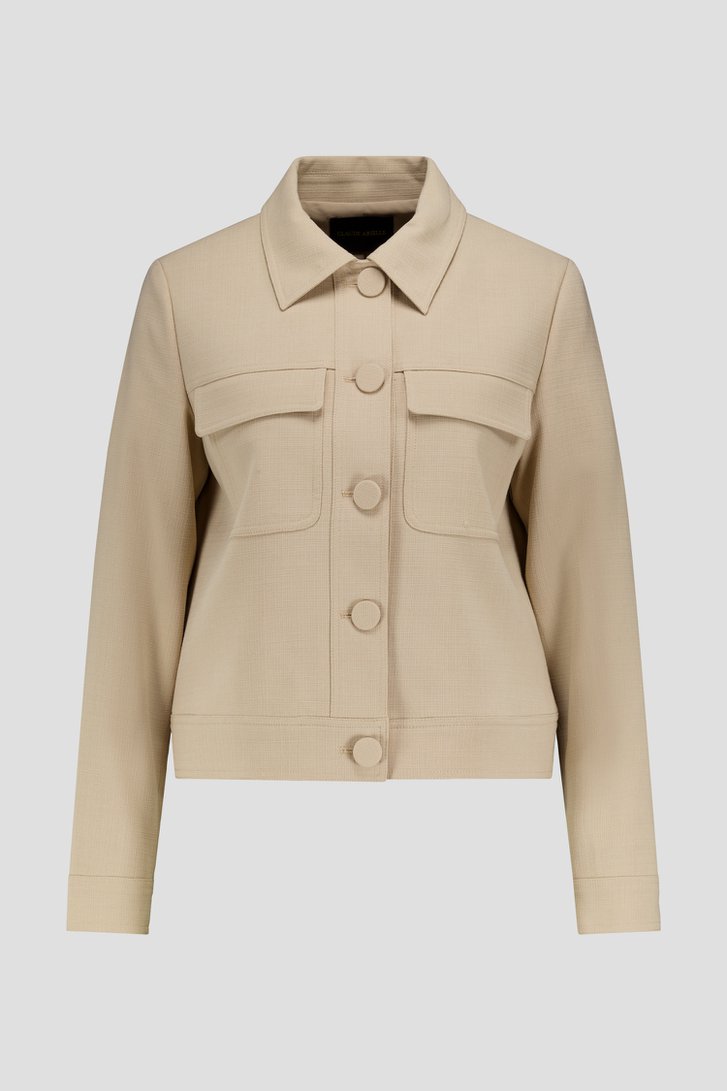 Photo produit 1 de Veste beige de Claude Arielle pour Femmes