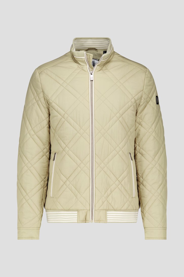 Veste beige légère matelassée - Déperlant de Upper East pour Hommes