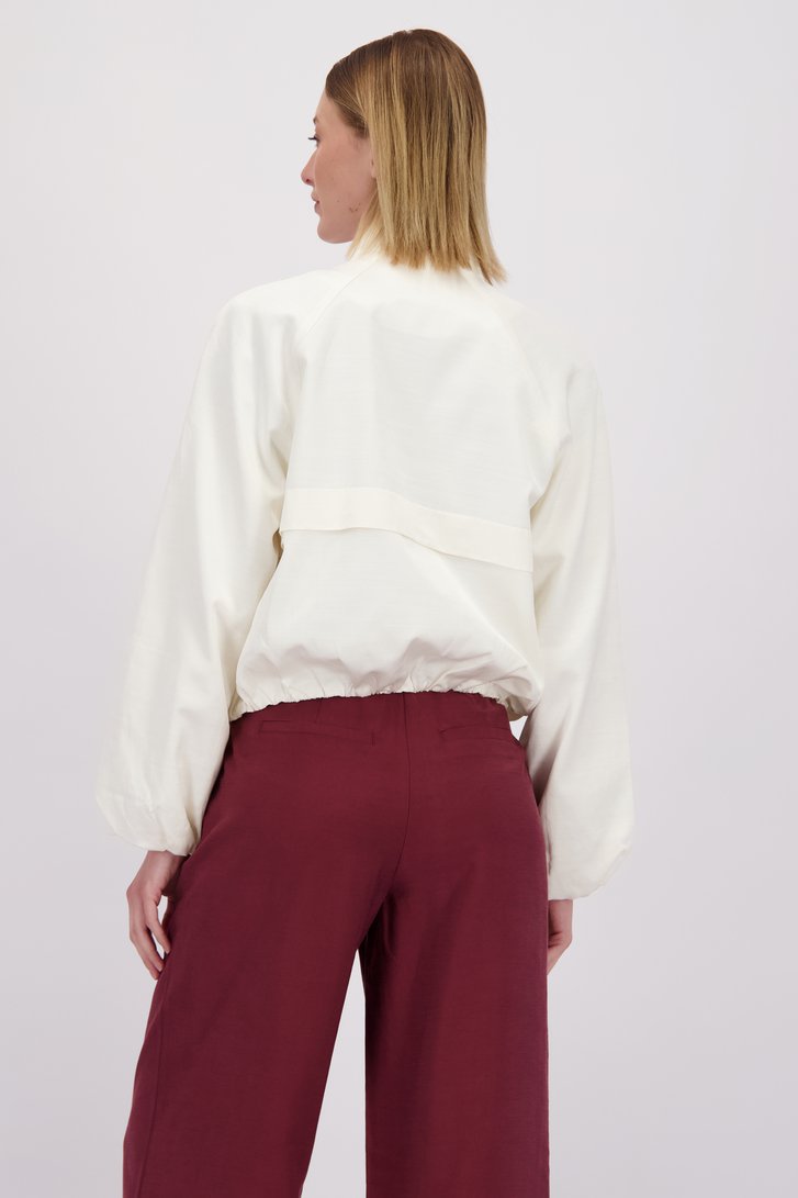 Le dos de Veste blanche à léger éclat de D'Auvry pour Femmes