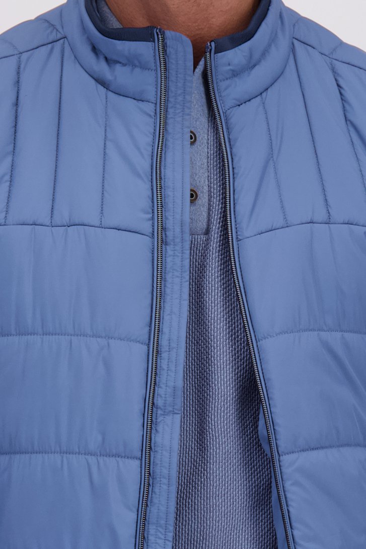 Détail de Veste bleu clair légèrement matelassée de Dansaert Blue pour Hommes