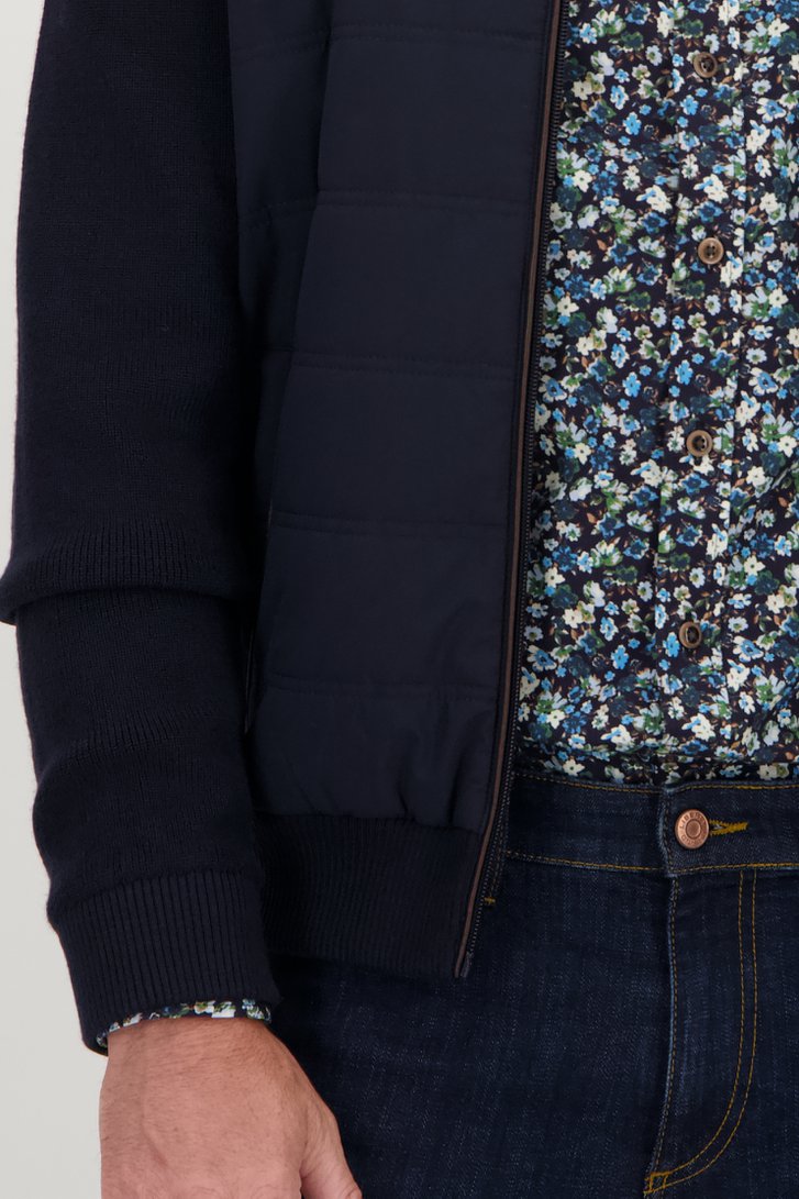 Détail de Veste bleu foncé de Dansaert Blue pour Hommes