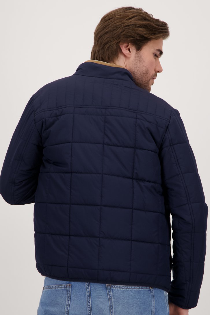Veste bleu foncé légèrement matelassée	 de Ravøtt pour Hommes